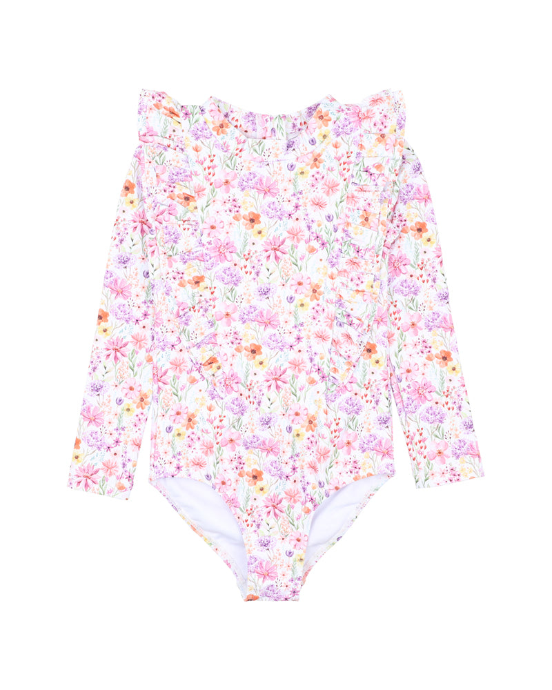 Minihaha - Nadia Print Long Sleeve SunSuit