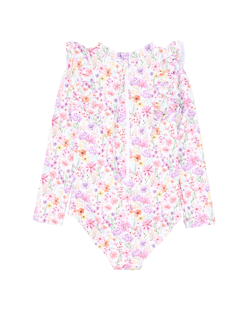 Minihaha - Nadia Print Long Sleeve SunSuit