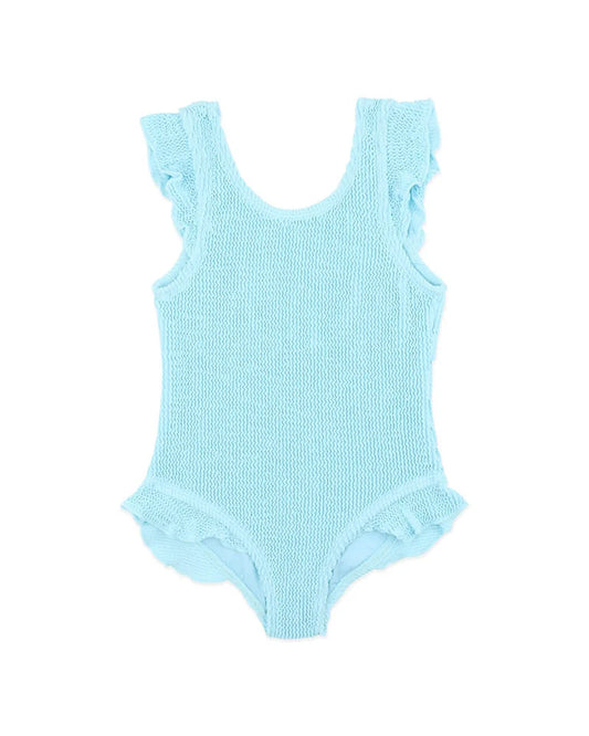 Minihana - Blue Fizz Crinkle Swimsuit