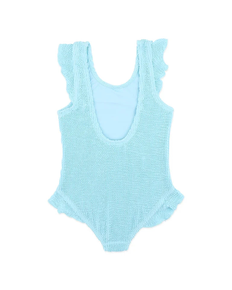 Minihana - Blue Fizz Crinkle Swimsuit