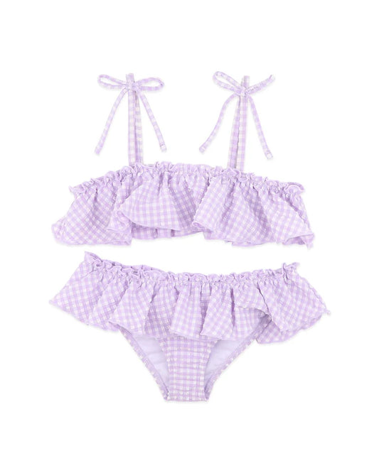 Minihana - Lilac Gingham Bikini