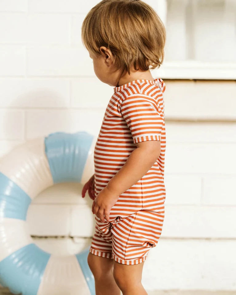 Minihana - Harvey Stripe LS Rash Suit