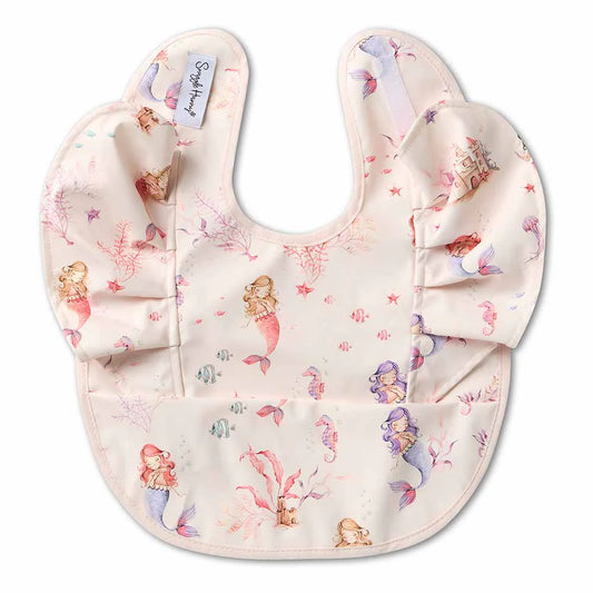 Snuggle Hunny Kids- Mermaid Frill Waterproof Bib