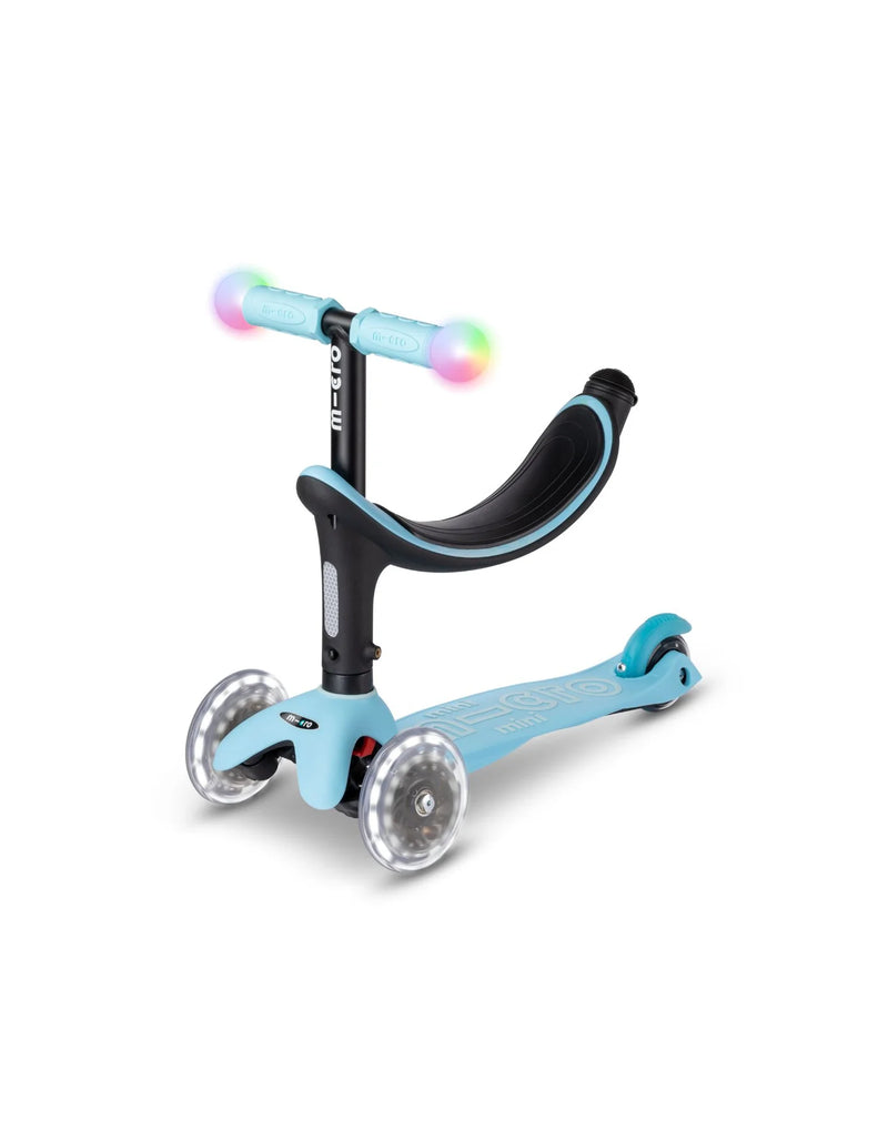 Micro Scooter- Blue Mini2Grow Deluxe Magic LED