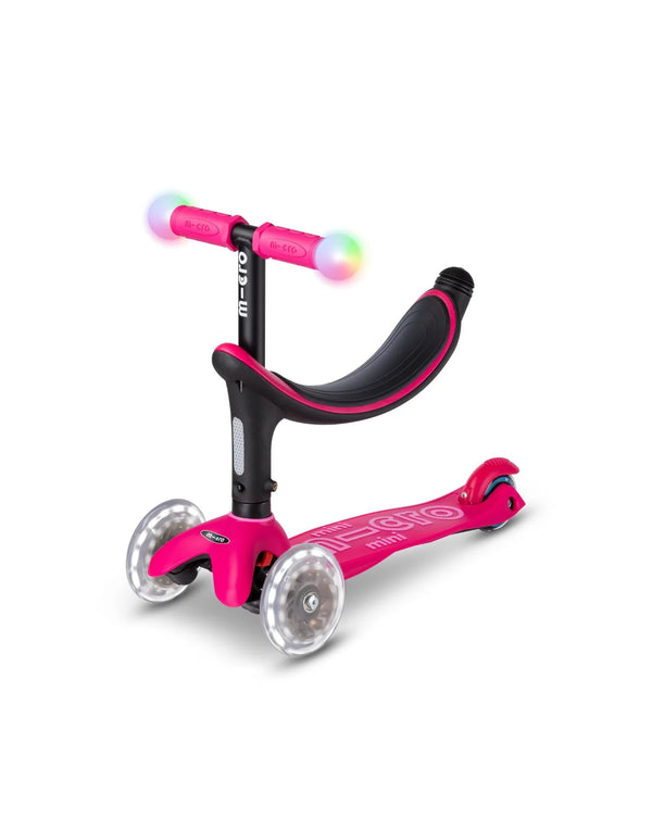 Micro Scooter- Pink Mini2Grow Deluxe Magic LED