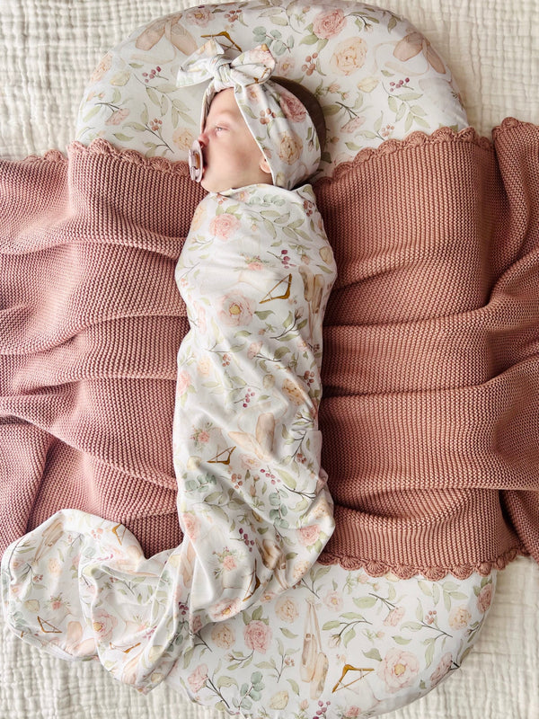 Cuddle Bug & Co - Organic Jersey Baby Wrap Set Amelia