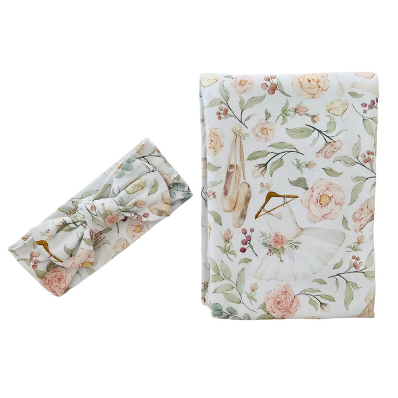 Cuddle Bug & Co - Organic Jersey Baby Wrap Set Amelia