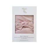 Cuddle Bug & Co - Organic Jersey Baby Wrap Set Blush