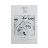 Cuddle Bug & Co - Organic Jersey Baby Wrap Set Cars