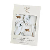 Cuddle Bug & Co - Organic Jersey Baby Wrap Set Savanna Bebe