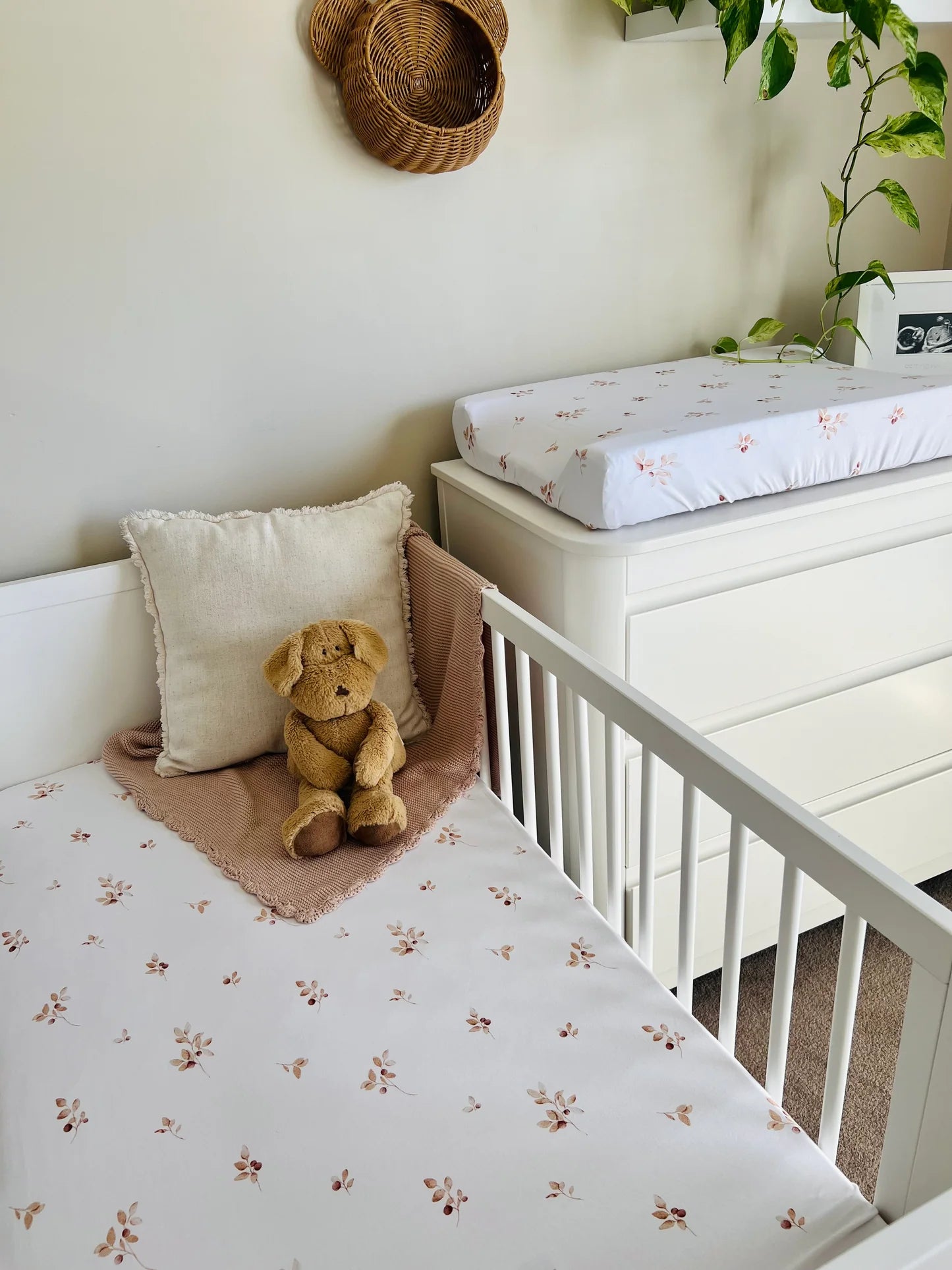 Cuddle Bug & Co - Fitted Cot Sheet Fall