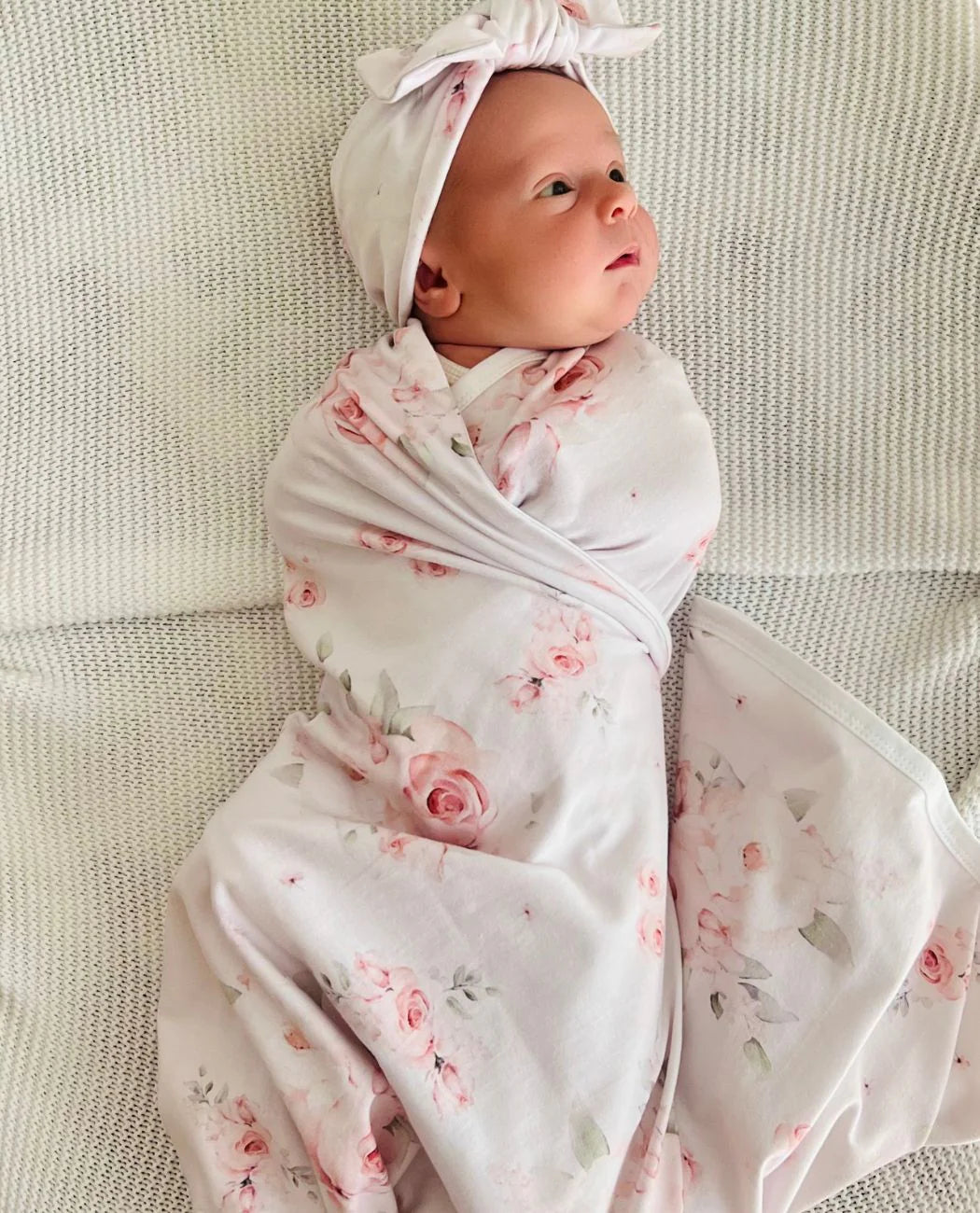 Cuddle Bug & Co - Organic Jersey Baby Wrap Set Imogen