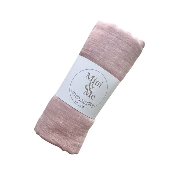 Cuddle Bug & Co - Bamboo Muslin Wrap Blush