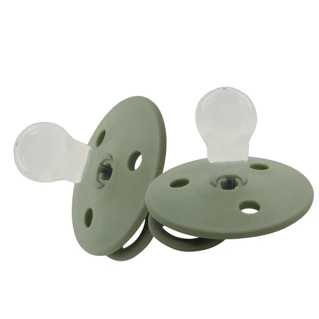 Mininor - Willow Green Dummy 2 Pack Silicone