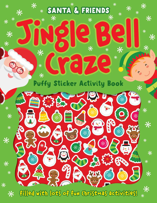 Lake Press - Santa & Friends Jingle Bell Craze Puffy Sticker Book