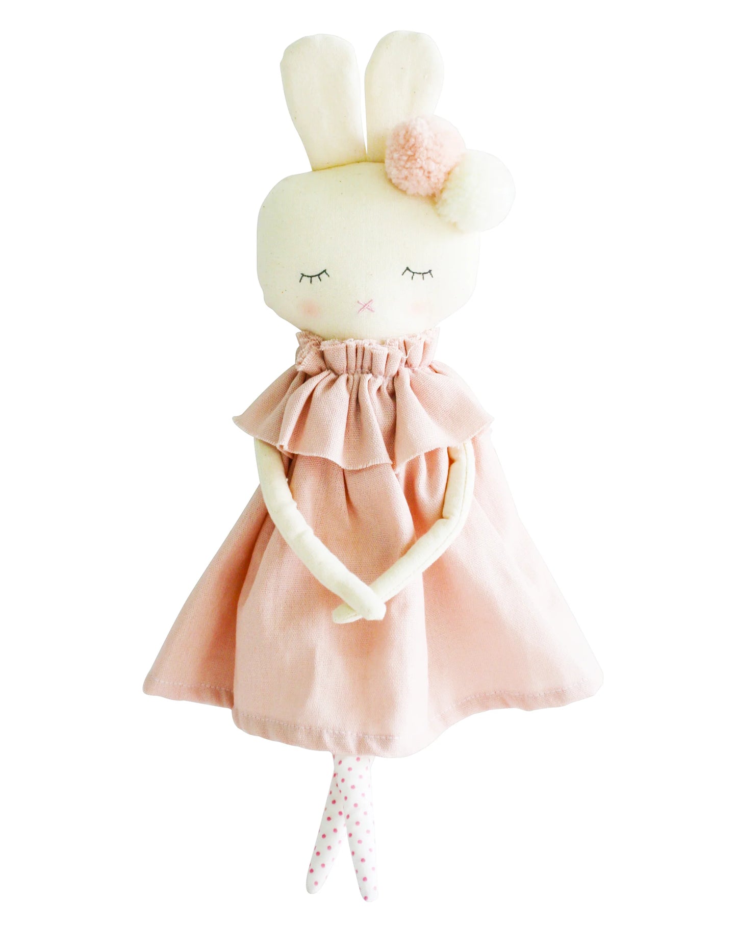 Alimrose- Isabelle Bunny 40cm- Pink Linen