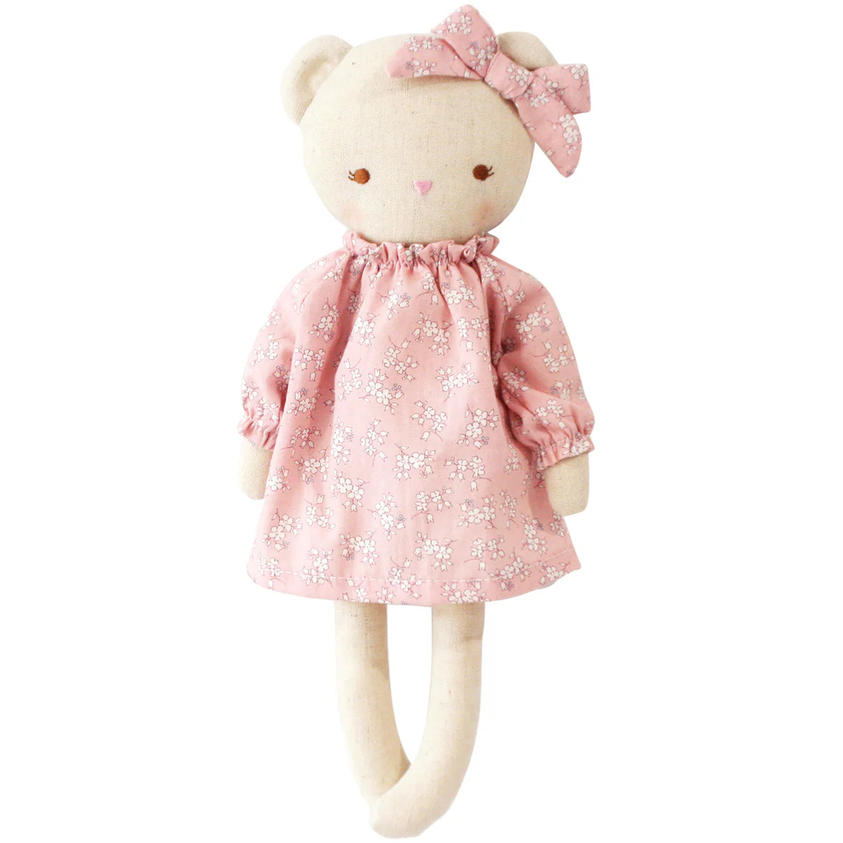 Alimrose - Twiggy Teddy 29cm- Pink Floral