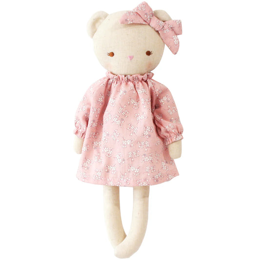 Alimrose - Twiggy Teddy 29cm- Pink Floral