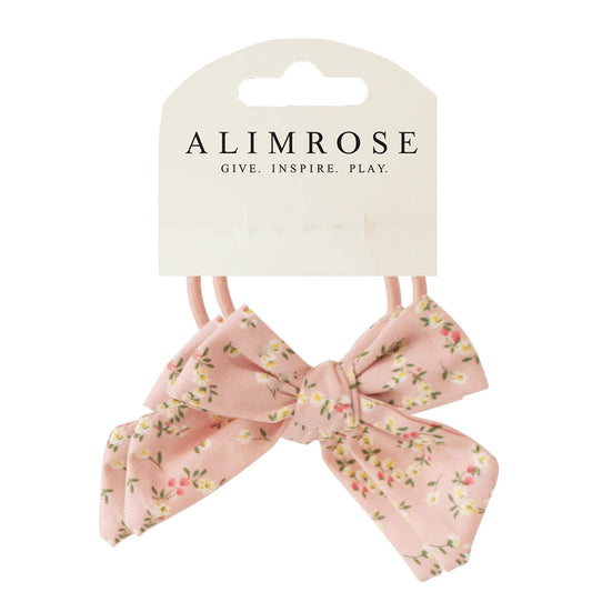 Alimrose- Posy Heart- Bow Hair Tie Set