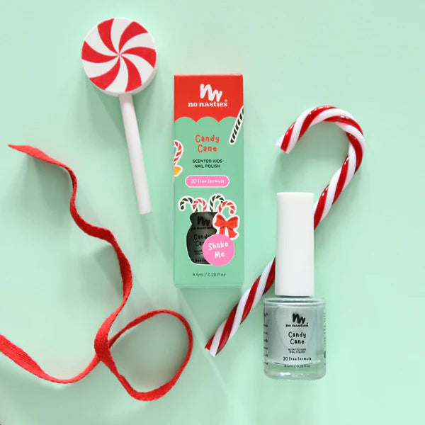 No Nasties- Candy Cane Scratch Off Nail Polish