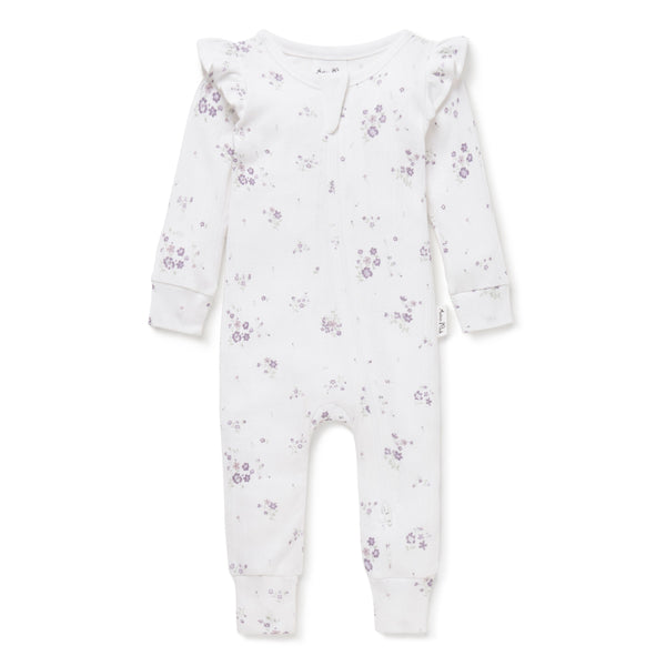 Aster and Oak - Grace Floral Zipsuit Romper