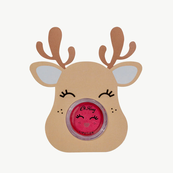 Oh Flossy - Rudolph Blue Ears Lipstick Stocking Stuffer