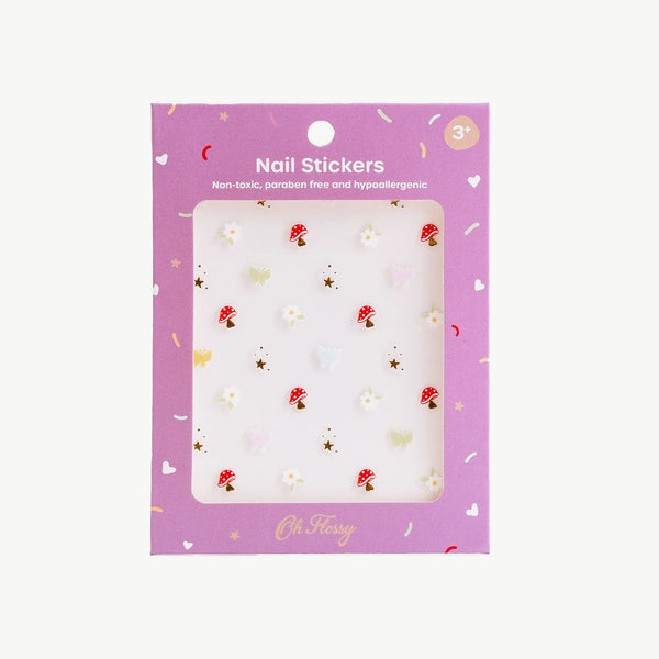 Oh Flossy- Nail Stickers- Magic Garden