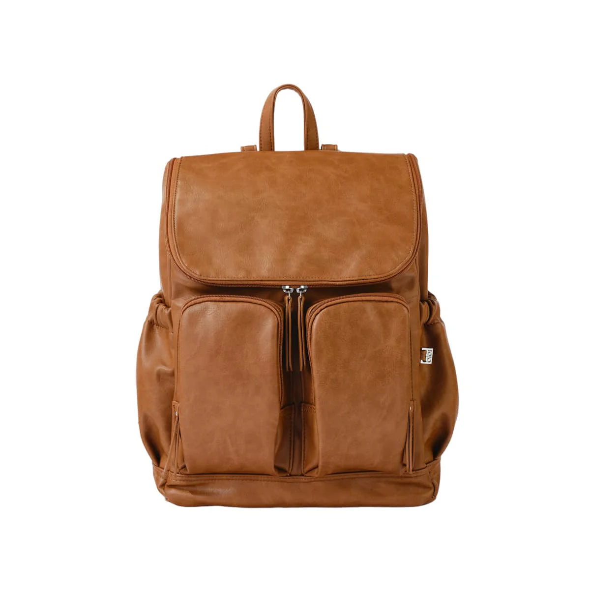 Oi Oi- Tan Vegan Leather Nappy Bag