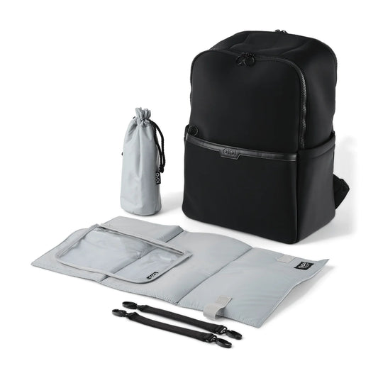 Oi Oi- Multitasker Nappy Backpack - Black Neoprene