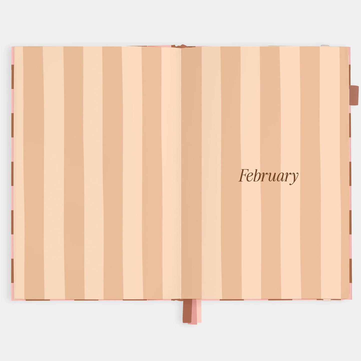 Fox & Fallow - 2026 A5 Vertical Planner - Rose Check