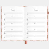 Fox & Fallow - 2026 A5 Vertical Planner - Rose Check
