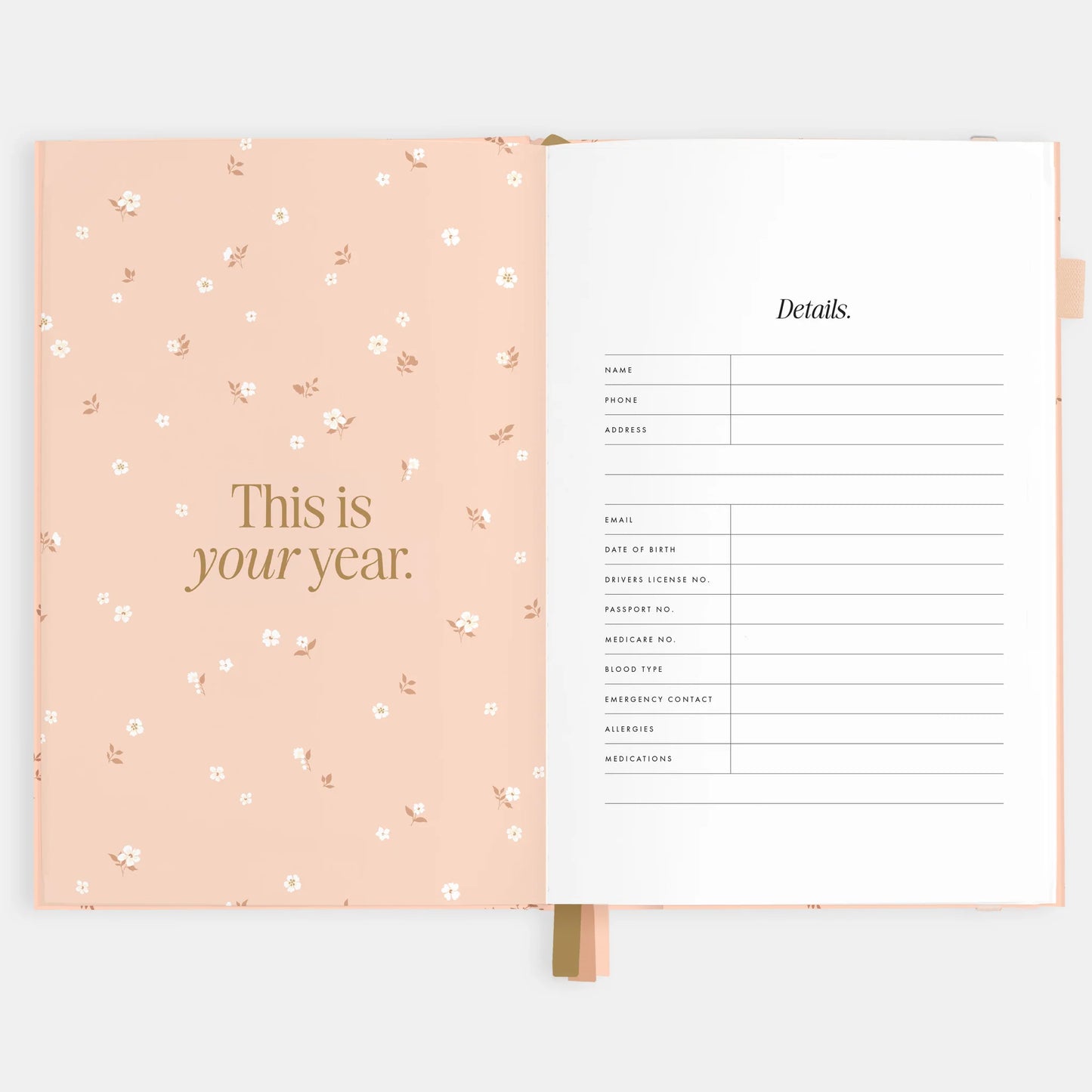 Fox & Fallow - 2026 A5 Vertical Planner - Wild Ruscus