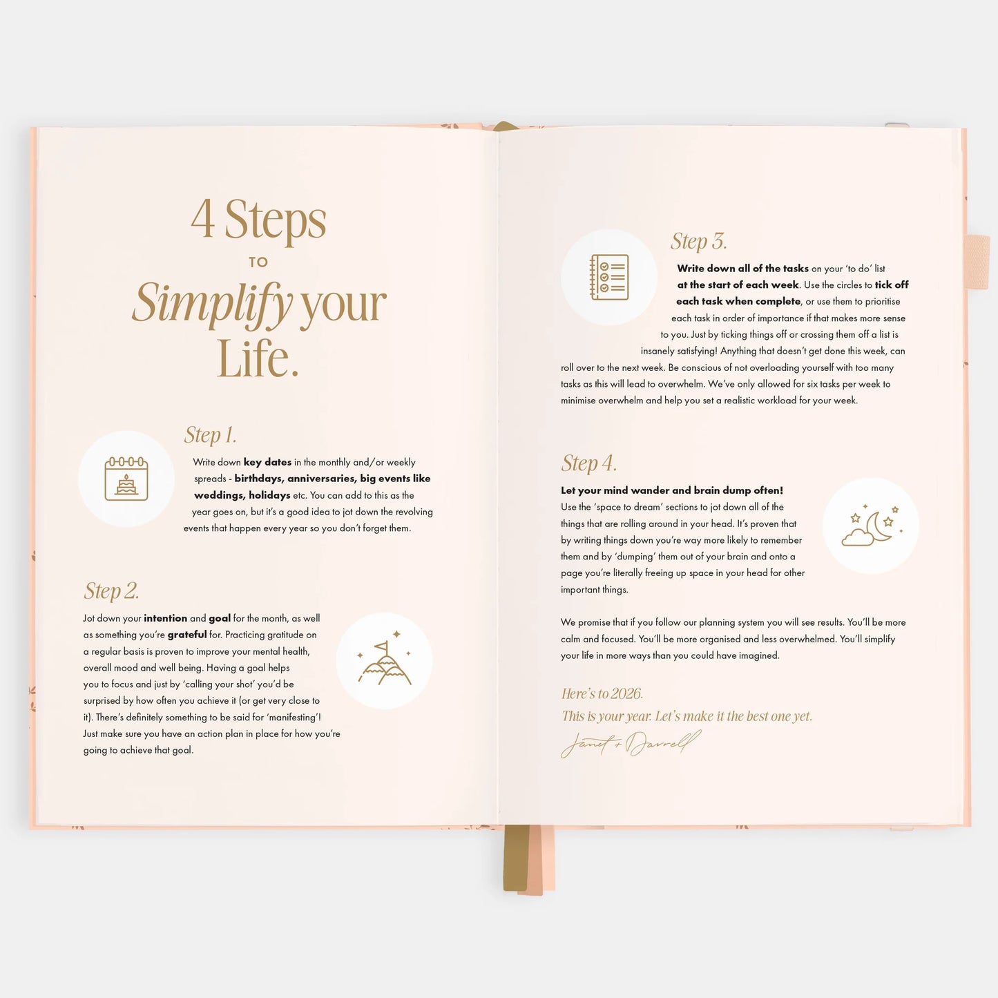 Fox & Fallow - 2026 A5 Vertical Planner - Wild Ruscus