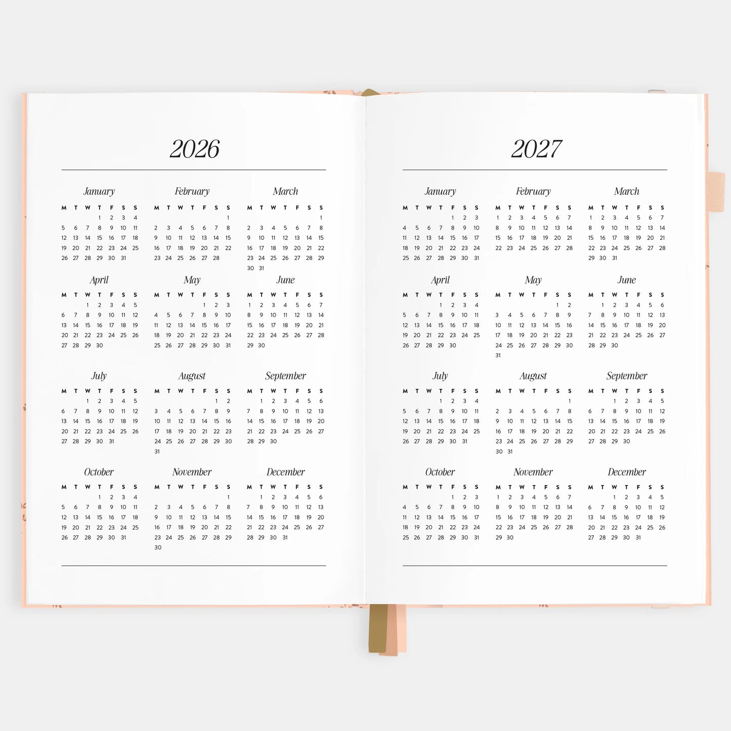 Fox & Fallow - 2026 A5 Vertical Planner - Wild Ruscus