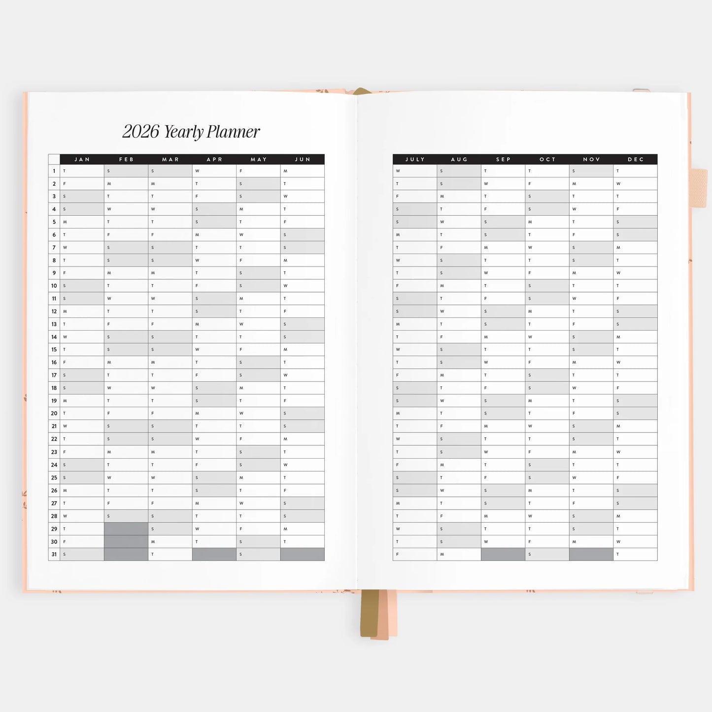 Fox & Fallow - 2026 A5 Vertical Planner - Wild Ruscus