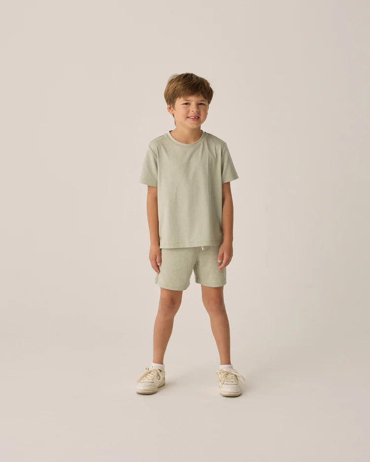 Rylee & Cru - Heathered Sage Cove Essential Tee
