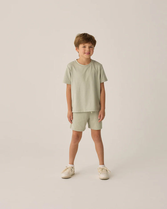 Rylee & Cru - Heathered Sage Cove Essential Tee