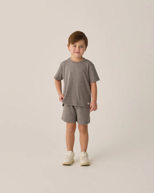 Rylee & Cru - Heathered Grey Cove Essential Tee