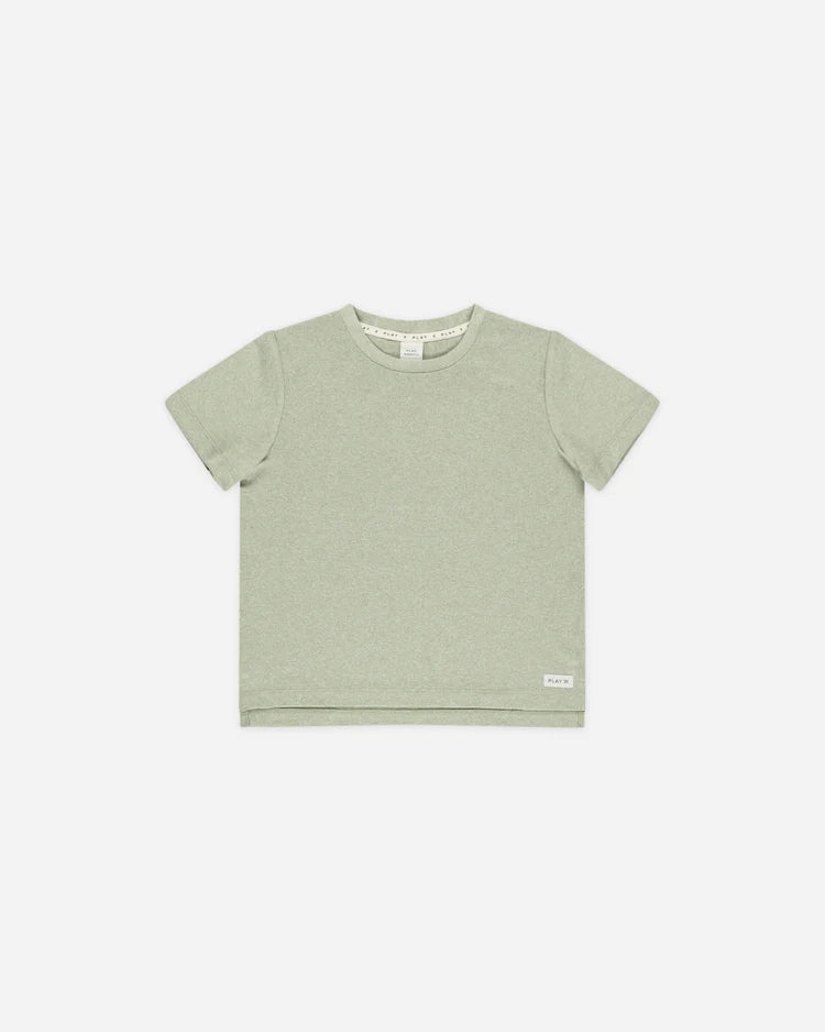 Rylee & Cru - Heathered Sage Cove Essential Tee