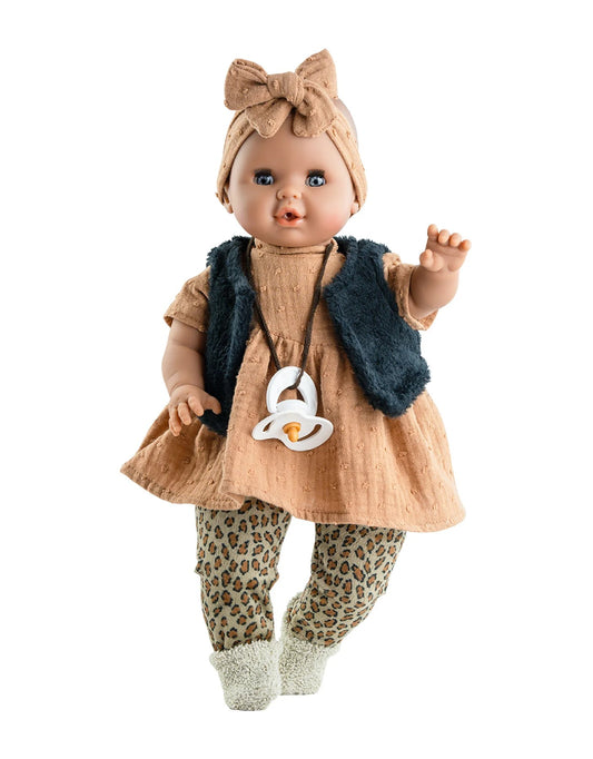 Paola Reina Doll - Leopard Sonia Soft Body 36CM