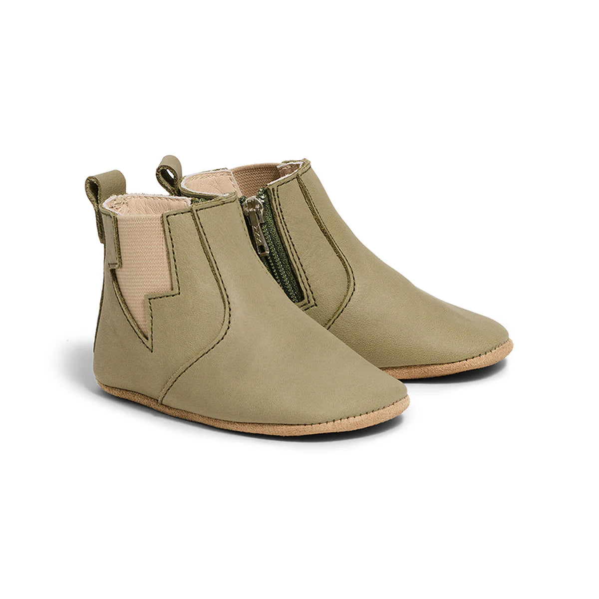 Pretty Brave- Baby Electric Boot- Olive
