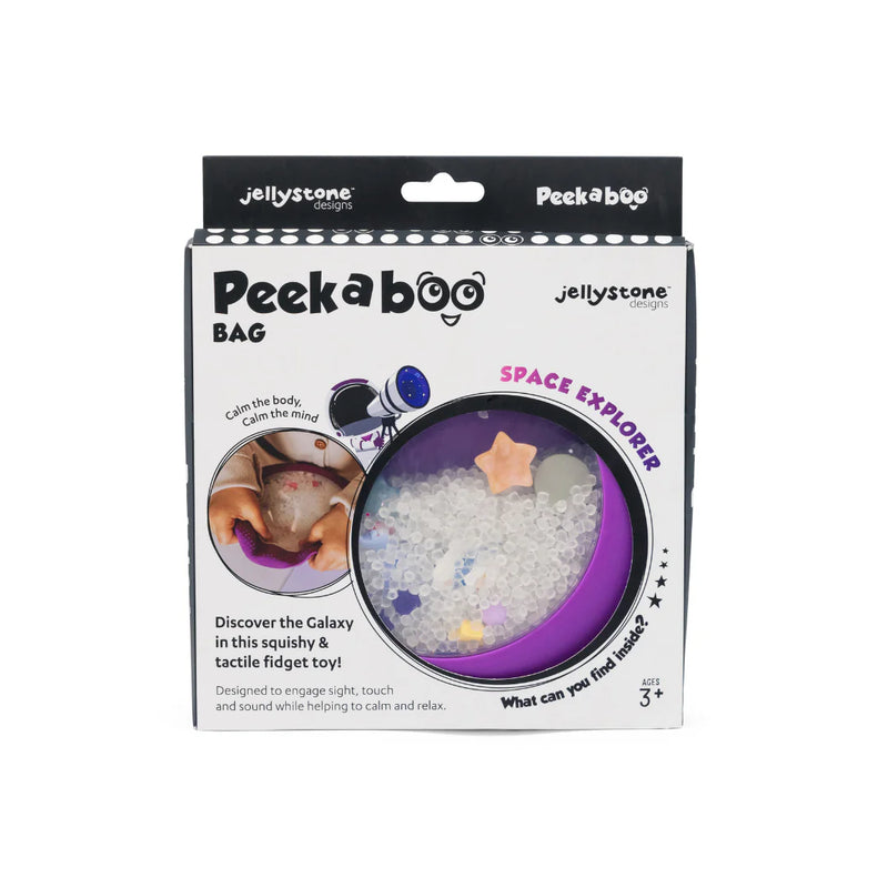 Jellystone- Peekaboo Sensory Bag- Galaxy