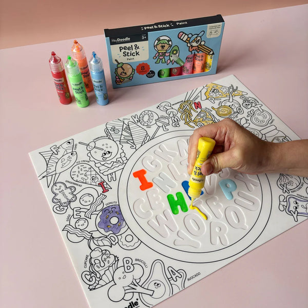 Hey Doodle- Peel & Stick- Solid Paint