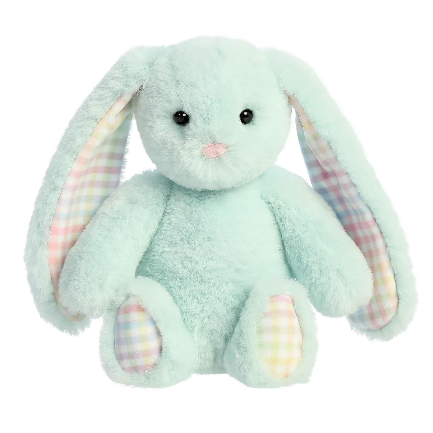 Petite Vous - Millie the Rainbow Gingham Bunny Plush Toy