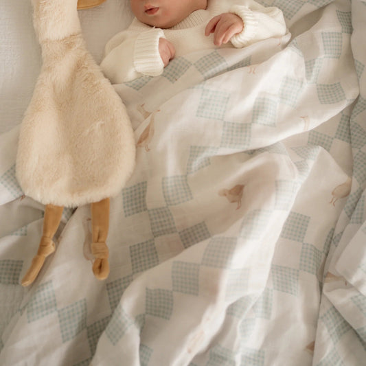 Pop Ya Tot- Goose Gander Swaddle Wrap