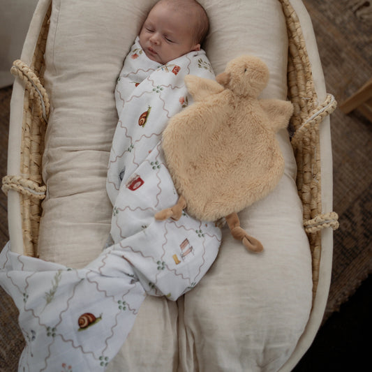 Pop Ya Tot- Cottage Picnic Swaddle Wrap