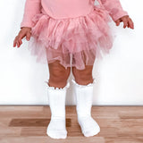 Designer Kidz - White Frilly Socks