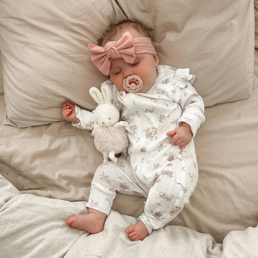 Aster and Oak - Posie Floral Zip Romper