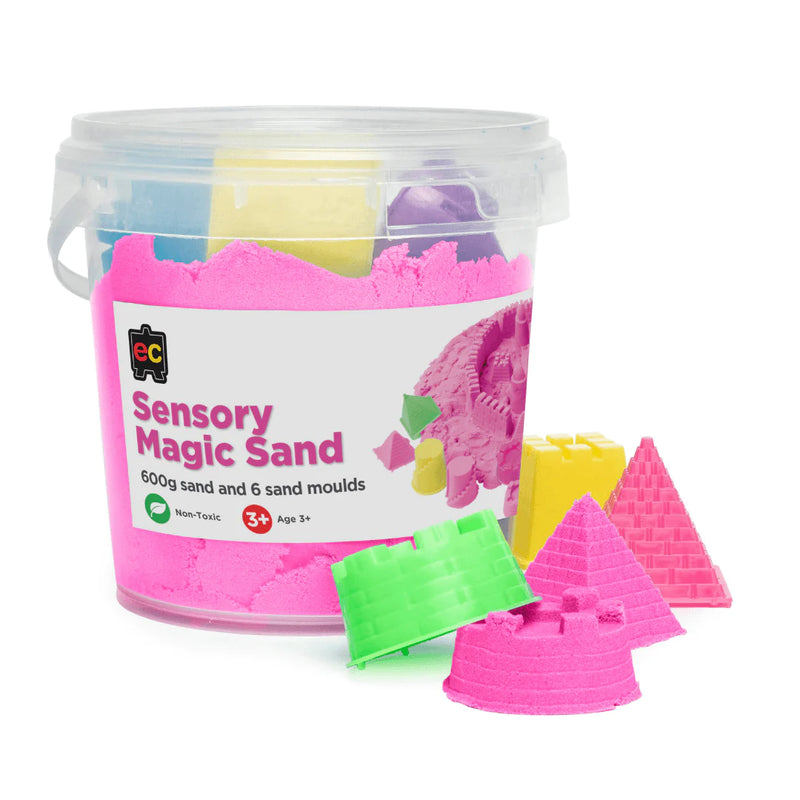 Sensory Magic Sand with Moulds- Pink