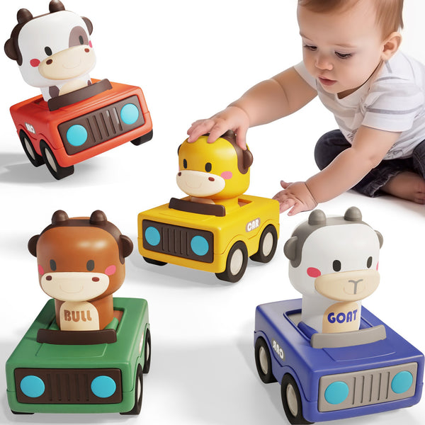 I Play I Learn - Press and Go Racing Cars
